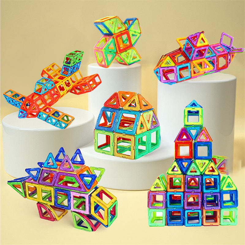 Magnetbausteine für Kinder | 3D Bausteine Magnetspielzeug Konstruktionsset