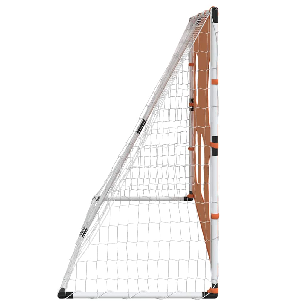 Fußballtor-Set für Kinder mit Zielmatte, Ball und Pumpe – für drinnen und draußen