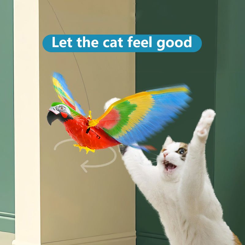 Hängendes Vogel-Katzenspielzeug – Interaktiver Deckenreizer für Katzen