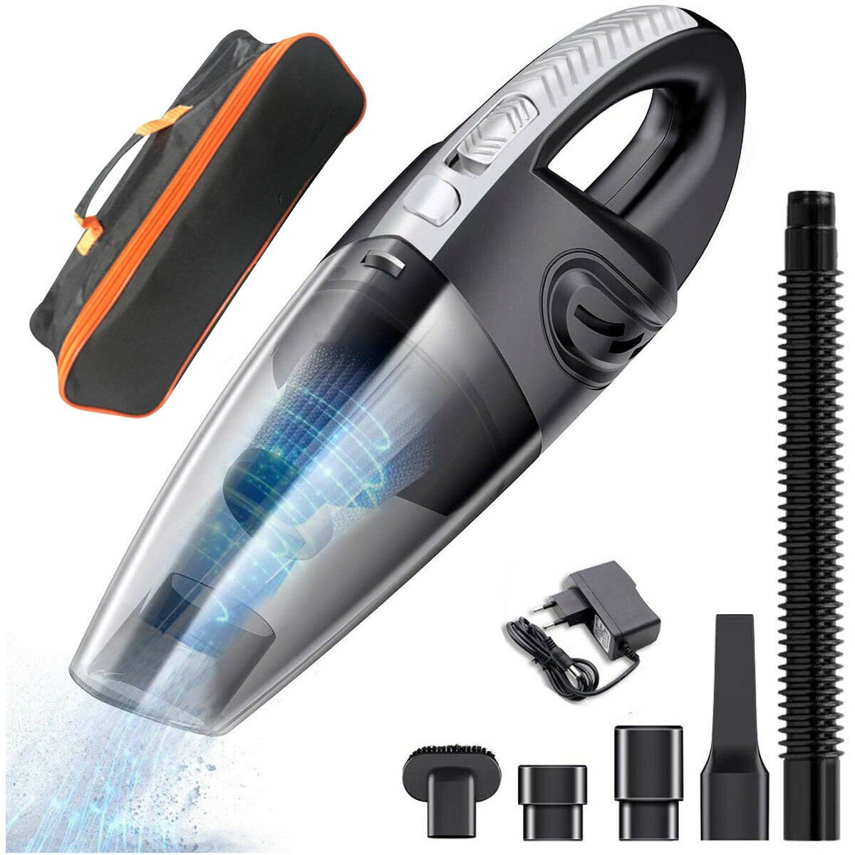 PowerClean Pro 120W Akku-Handstaubsauger – Für Auto, Zuhause & Büro