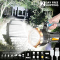 Ultrahelle wiederaufladbare LED-Taschenlampe – 4 Modi, wasserdicht, USB-Aufladung