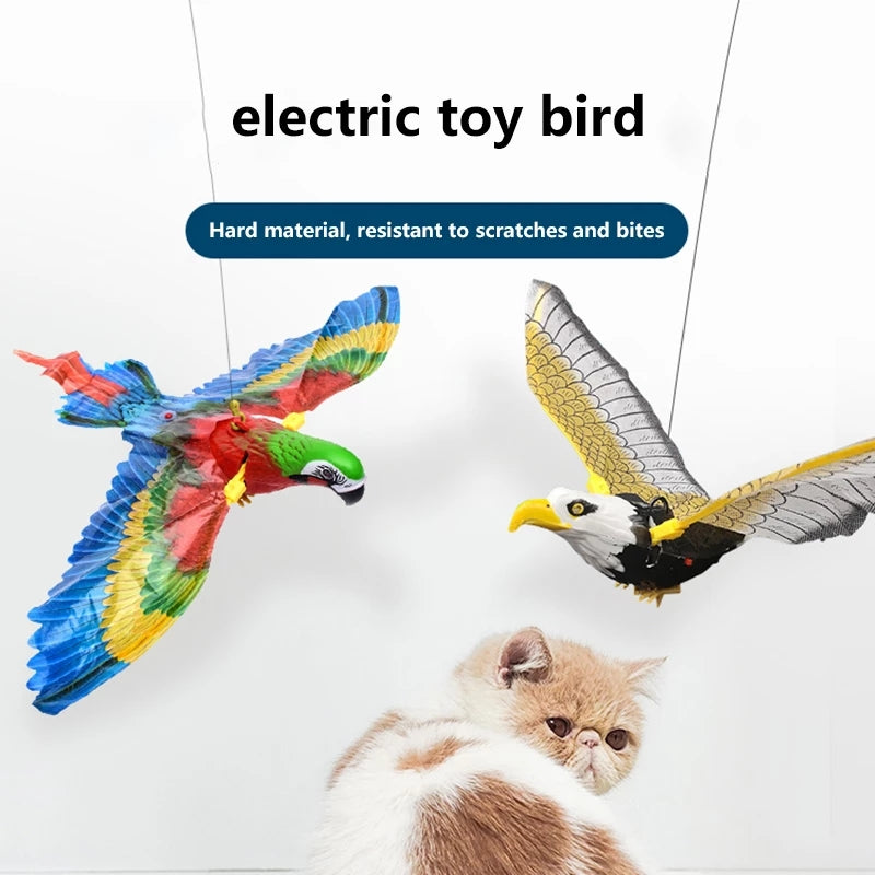Hängendes Vogel-Katzenspielzeug – Interaktiver Deckenreizer für Katzen