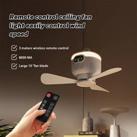 Tragbarer Camping-Ventilator mit LED-Licht