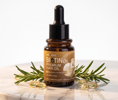 Biotin Hair Oil with Rosemary Extract — Hair Growth Oil for Thinning Hair & Weak Roots