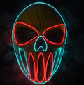 LED-Totenkopfmaske für Halloween