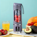 Portable Electric Juicer USB Charging Mini Wireless Juicer Bottle 450ml Cup Fruit Mixer Handheld Blender for Home Travel Office