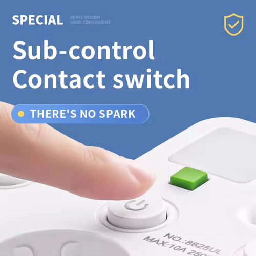 CompactPlug Pro – Mehrfachsteckdose mit Schalter & USB