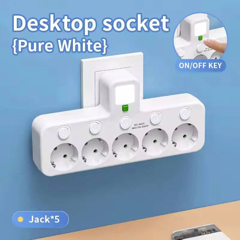 CompactPlug Pro – Mehrfachsteckdose mit Schalter & USB