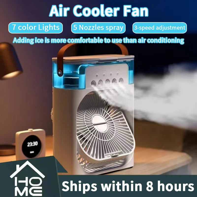 KlimaMax Tischkühler – 3-in-1 Mobile Klimaanlage, Luftbefeuchter & Ventilator