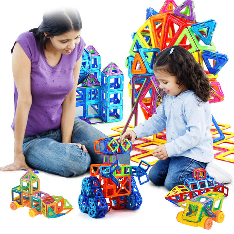 Magnetbausteine für Kinder | 3D Bausteine Magnetspielzeug Konstruktionsset