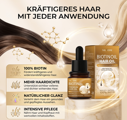 Rosmarin & Biotin Haaröl für kräftigeres Haar